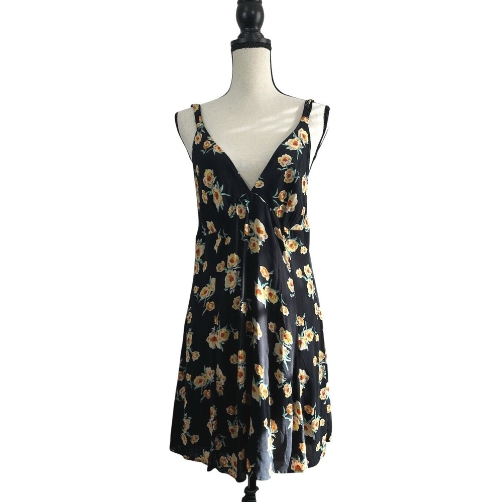 Urban Outfitters Sundress Womens Large Floral Festival Flowy Summer Lined Rayon‎